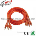 High Quality Al Shield RCA Audio Wire Cable